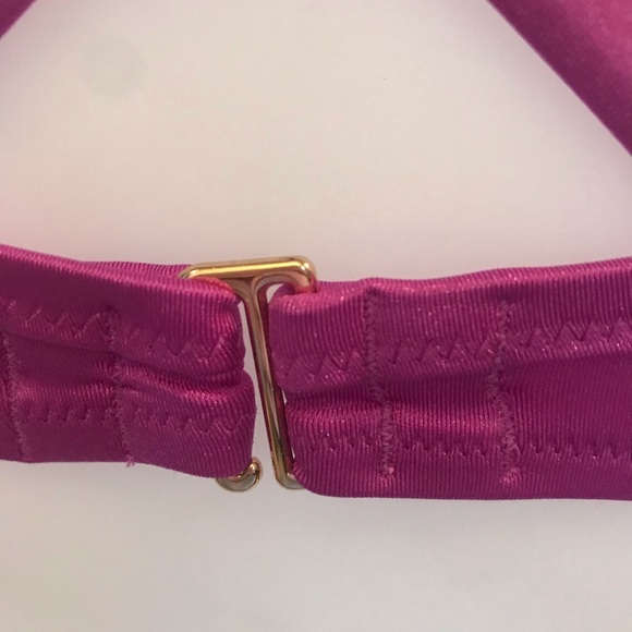 Victoria’s Secret Pinkish Purple Rhinestone Straps 34DD. Bottom size Small - Picture 7 of 13